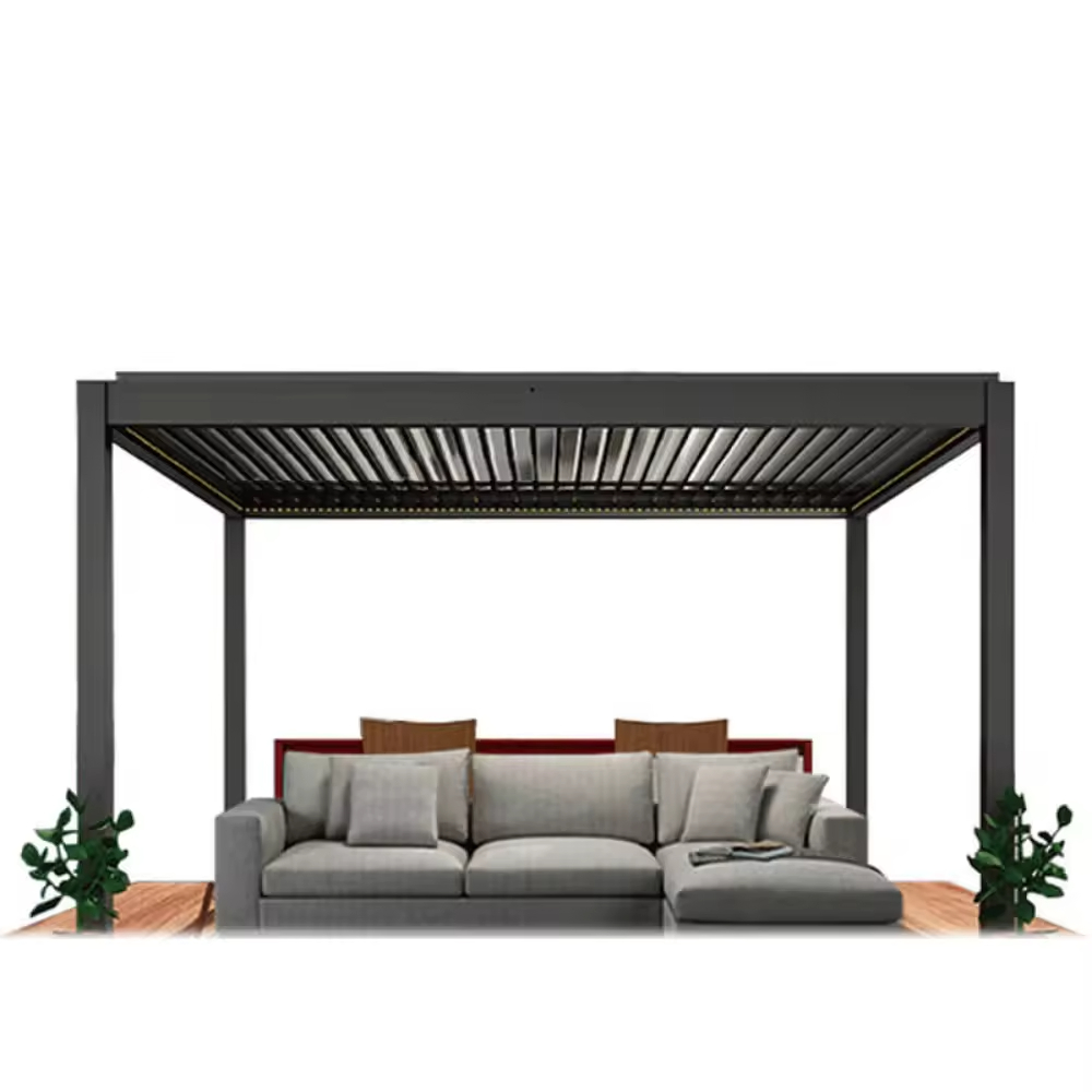 Smart Garden Electric Pergola - Pergola Elettrica Intelligente OneAlu, Tetto Retrattile