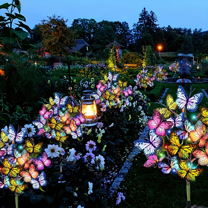 Smart Garden Spotlights - Luci da giardino a farfalla a