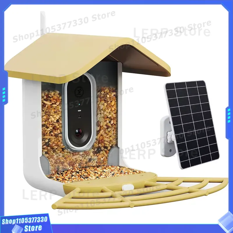 Smart Garden Ai - Telecamera per Alimentatore Uccelli a Energia