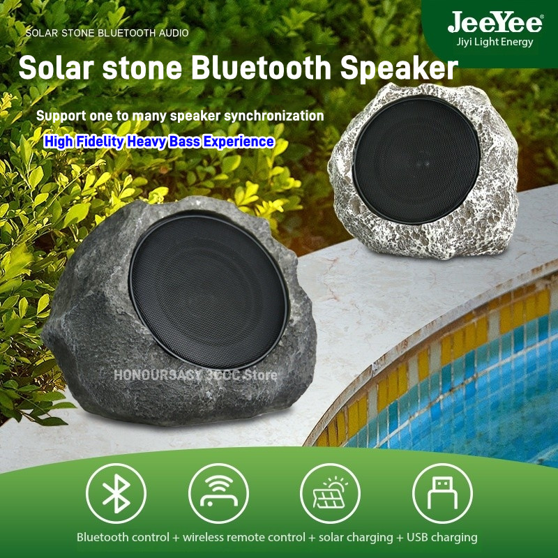 Smart Garden Apple - Altoparlanti solari wireless Bluetooth audio da