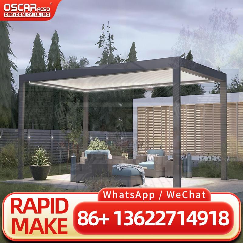 Smart Garden Electric Pergola - Gazebo Moderno Pieghevole Impermeabile Personalizzato con