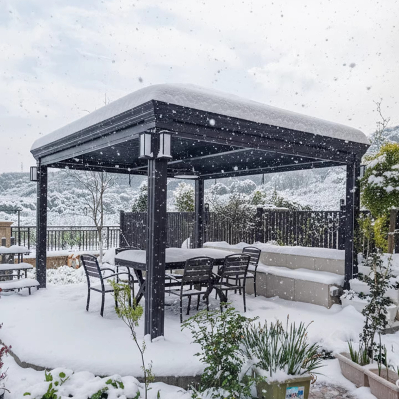 Smart Garden Electric Pergola - Padiglione con persiane elettriche per giardino