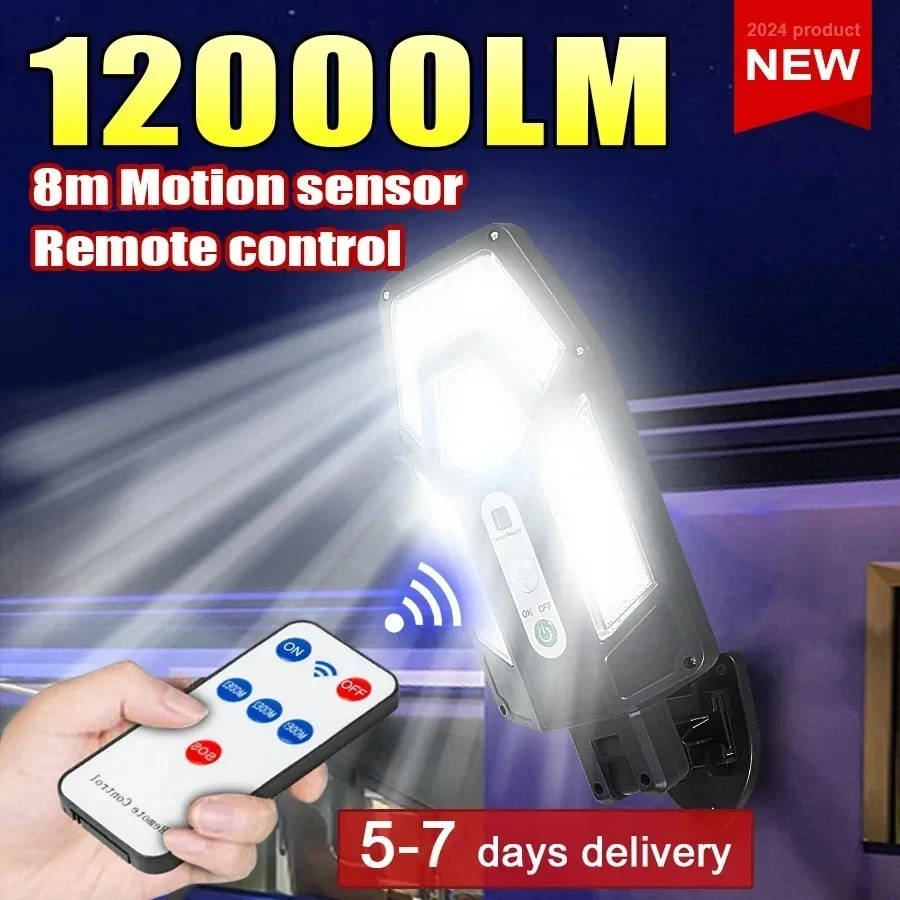 Smart Garden Spotlights - Potente lampada da parete solare 12000LM