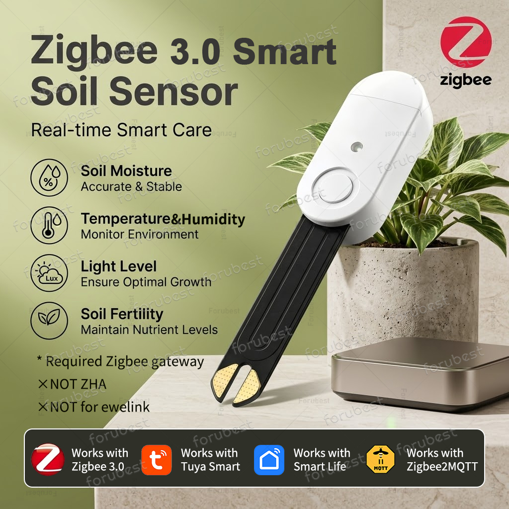 Smart Zigbee Garden Light - Sensore Intelligente ZigBee per Umidità del
