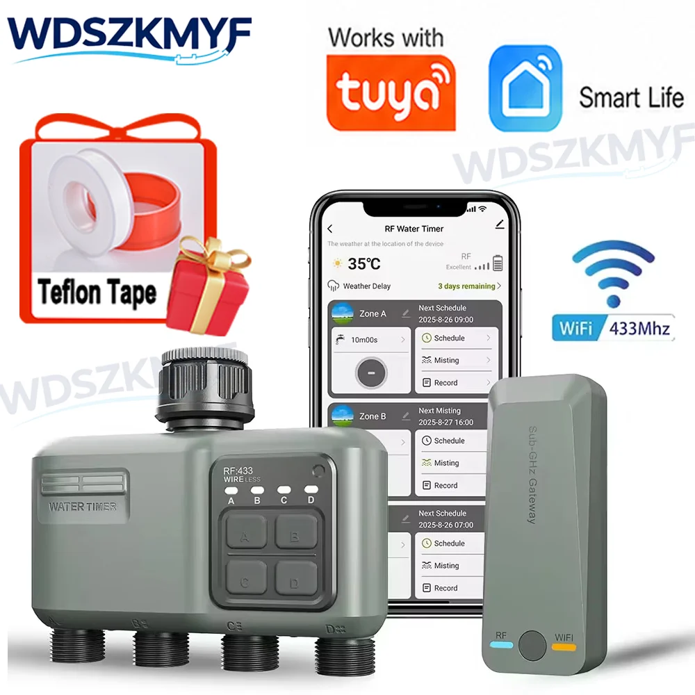 Smart Garden Tools - Timer per Irrigazione Smart WiFi RF433