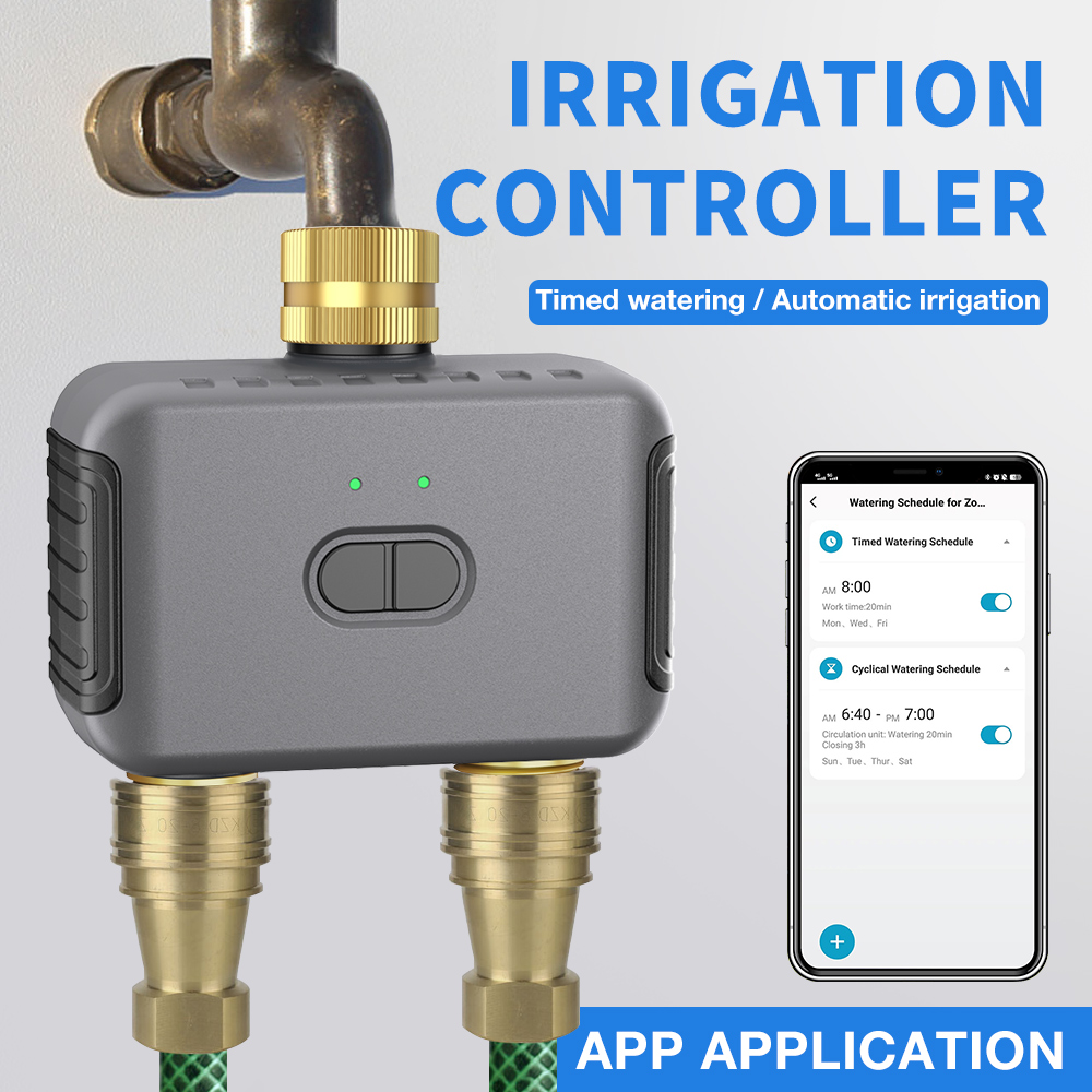 Smart Garden Tools - Tuya timer per irrigazione a 2