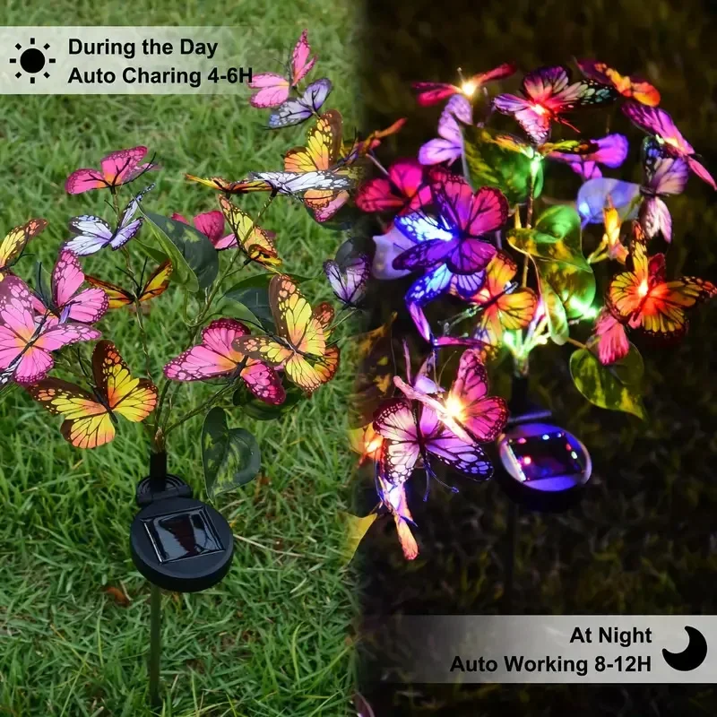 Luci da giardino a farfalla a  - Smart Garden Spotlights recensione e prezzo