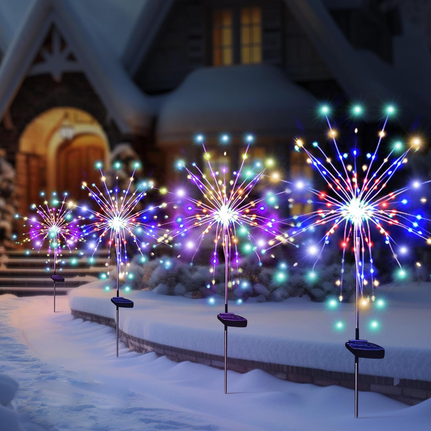 Fuochi d'artificio a LED solar - Smart Garden Spotlights recensione e prezzo