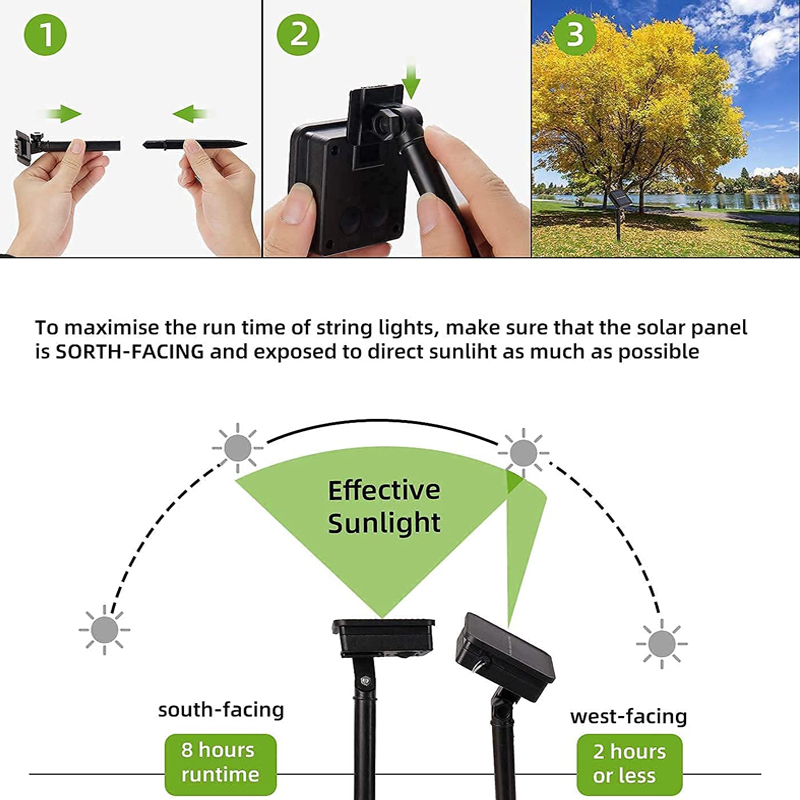 Luci a stringa a LED solari De - Smart Garden Spotlights recensione e prezzo