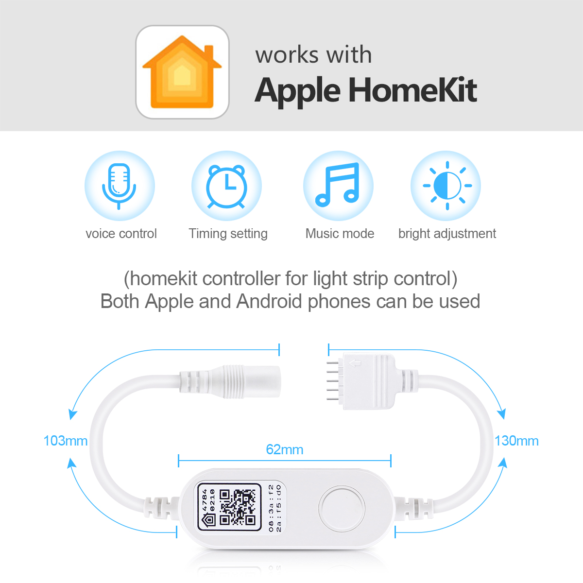 DC 12V WIFI RGBW RGBWW Control - Smart Garden Apple recensione e prezzo