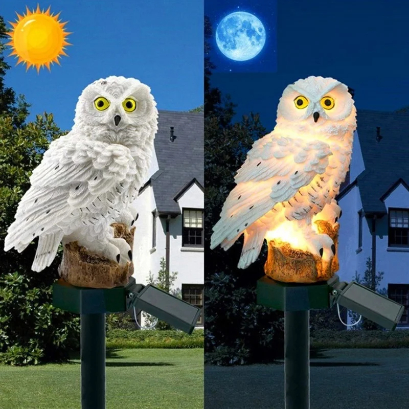 Statua di Gufo Solare con Luce - Smart Garden Spotlights recensione e prezzo