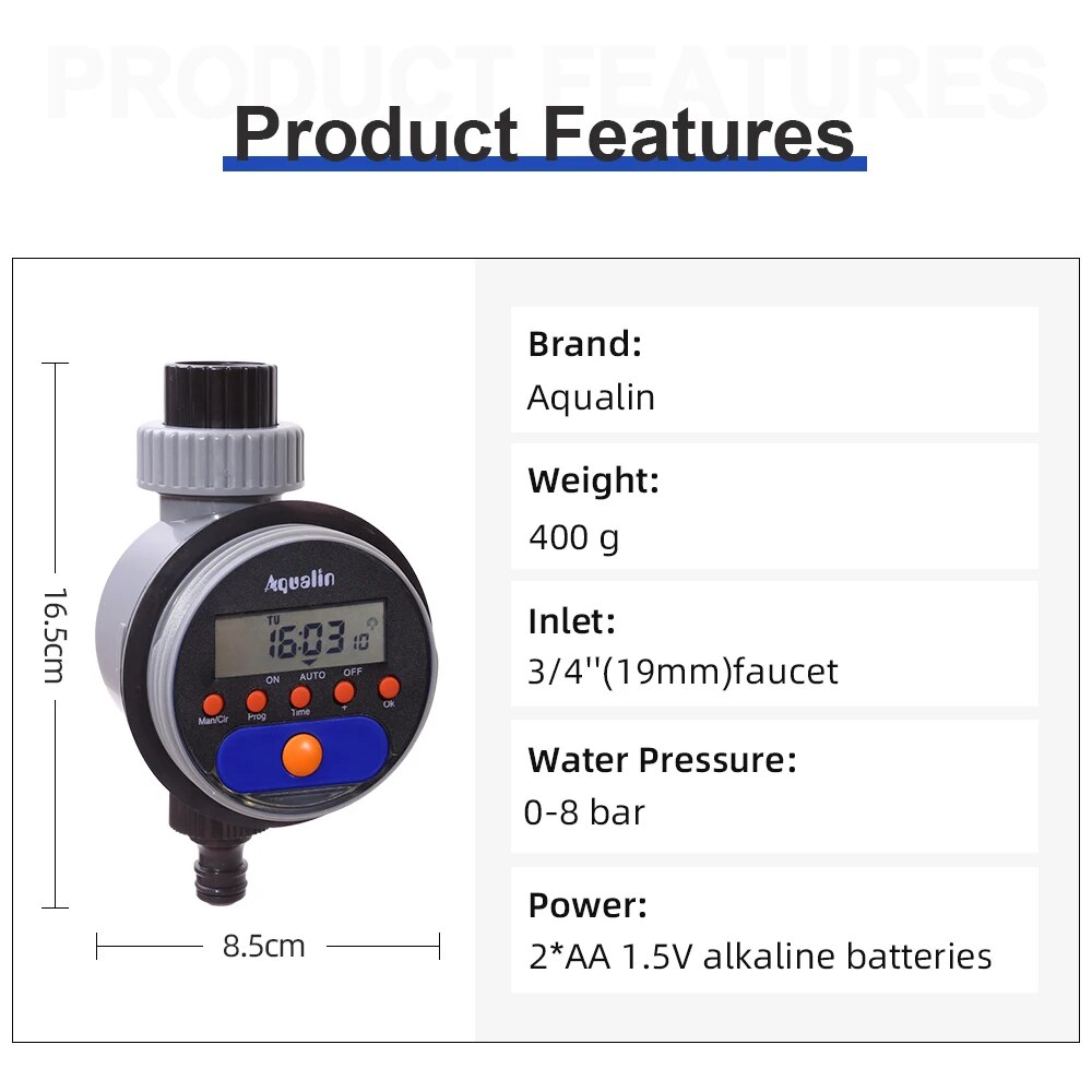 Display LCD automatico Timer d - Smart Garden Tools recensione e prezzo