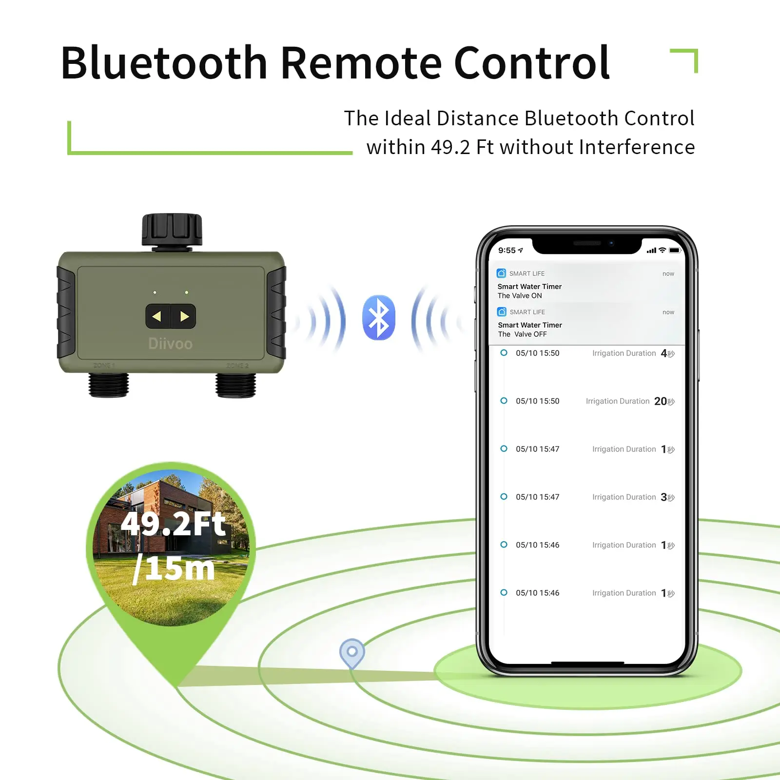 Timer Irrigazione Diivoo Bluet - Smart Garden Tools recensione e prezzo