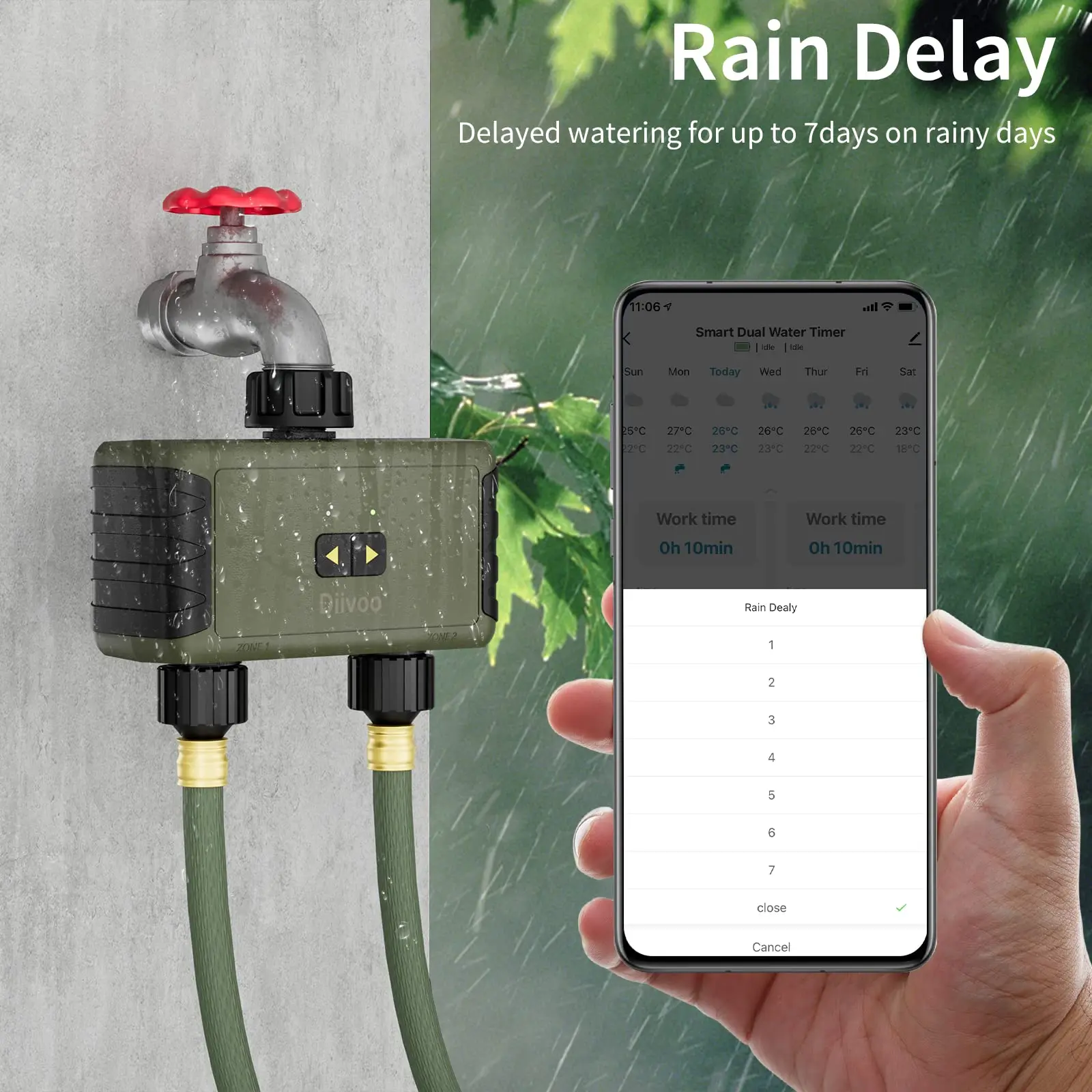 Timer Irrigazione Diivoo Bluet - Smart Garden Tools recensione e prezzo